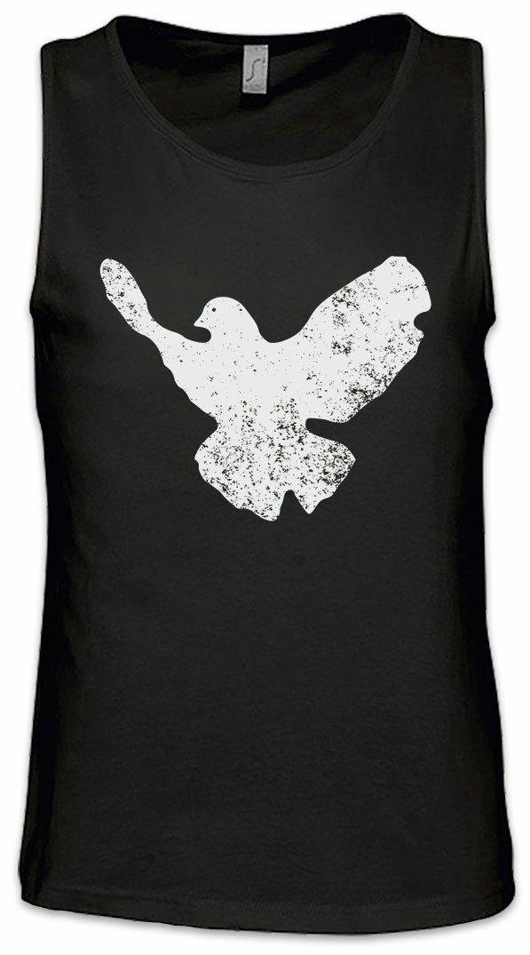 Urban Backwoods Tanktop Dove Of Peace Ärmelloses T-Shirt Taube Frieden Movement Friedenstaube Symbol Logo Bewegung Agaibst