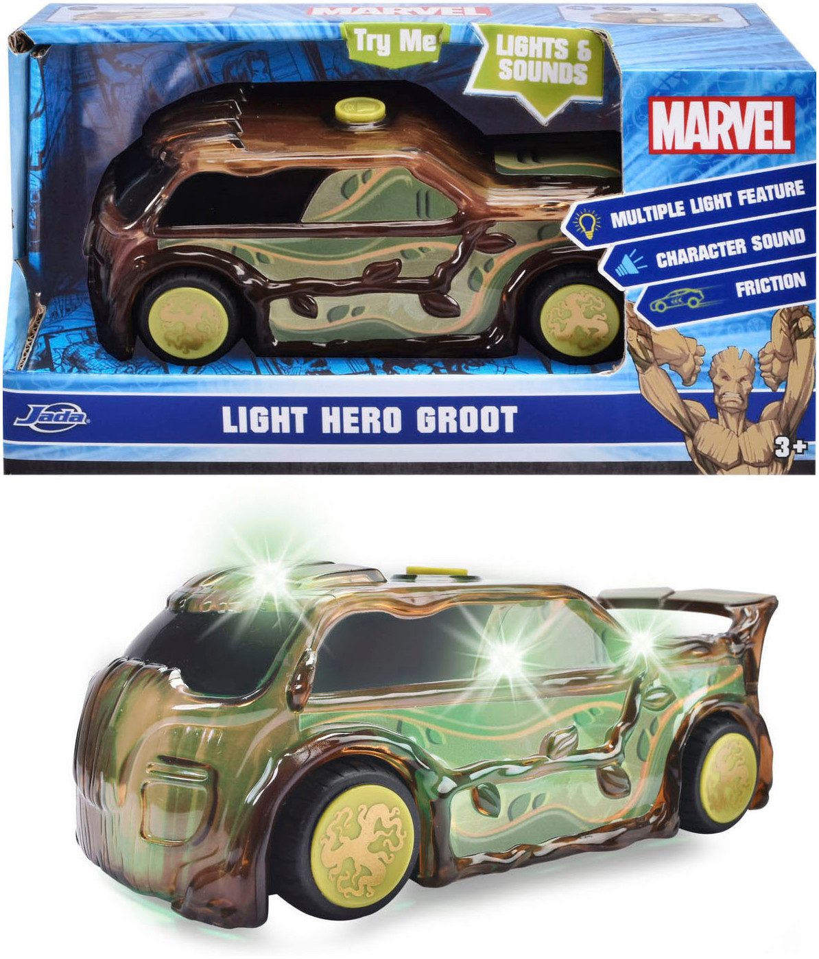 Dickie Toys Spielzeug-Auto Marvel Light Hero günstig online kaufen