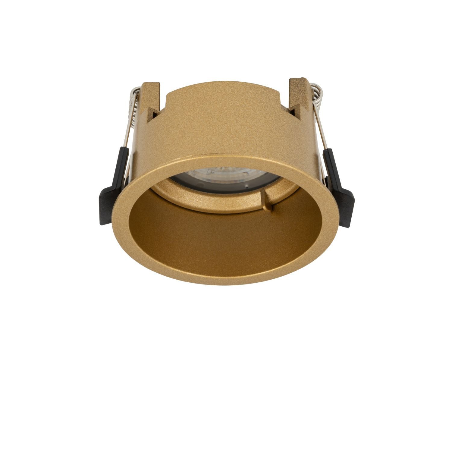 Licht-Erlebnisse Einbauleuchte PARISO, ohne Leuchtmittel, D: 7 cm rund in Gold GU10 Modern