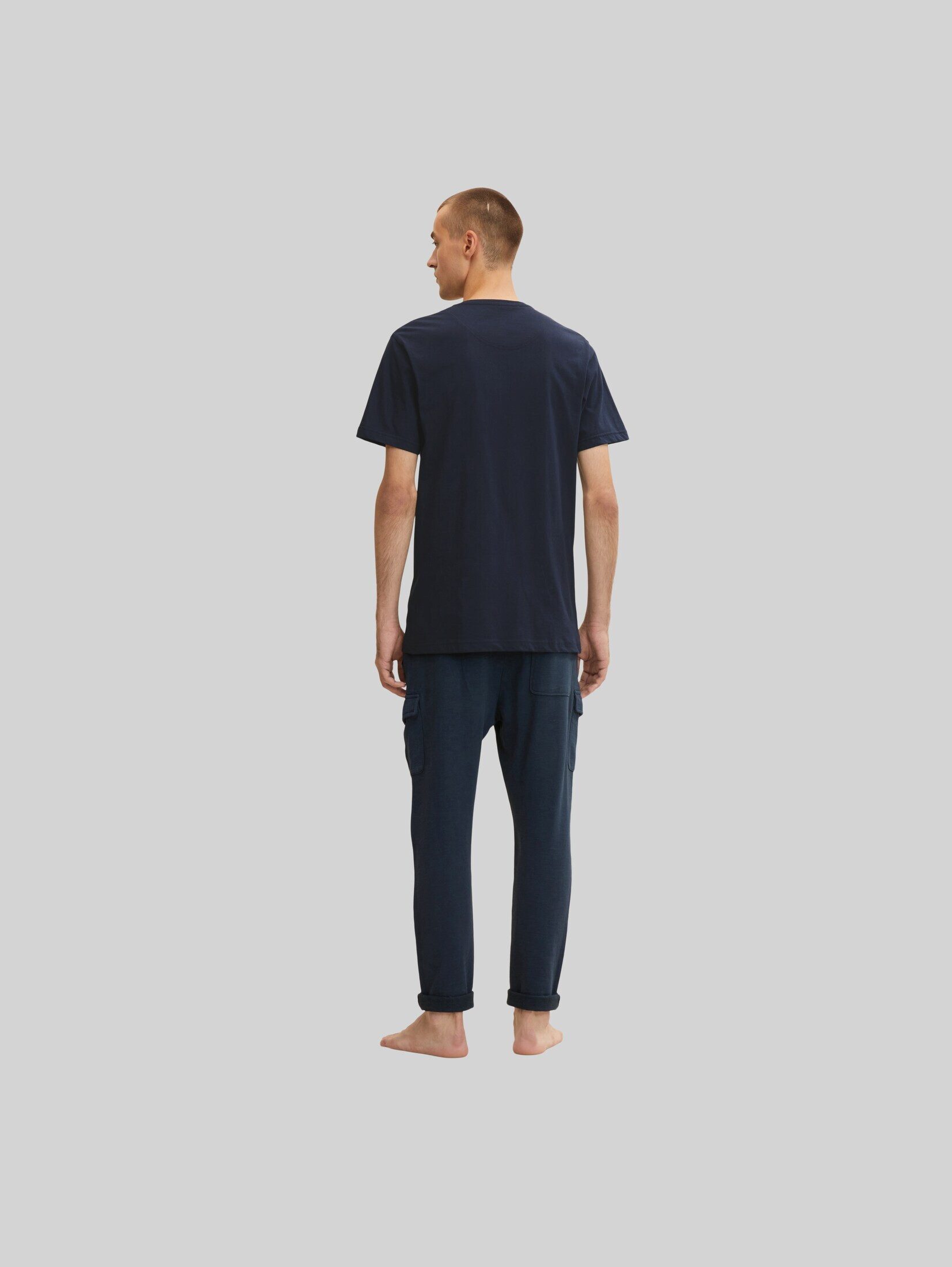 TOM TAILOR Unterhemd Unterwäsche Pyjama T-Shirt aus Baumwolle