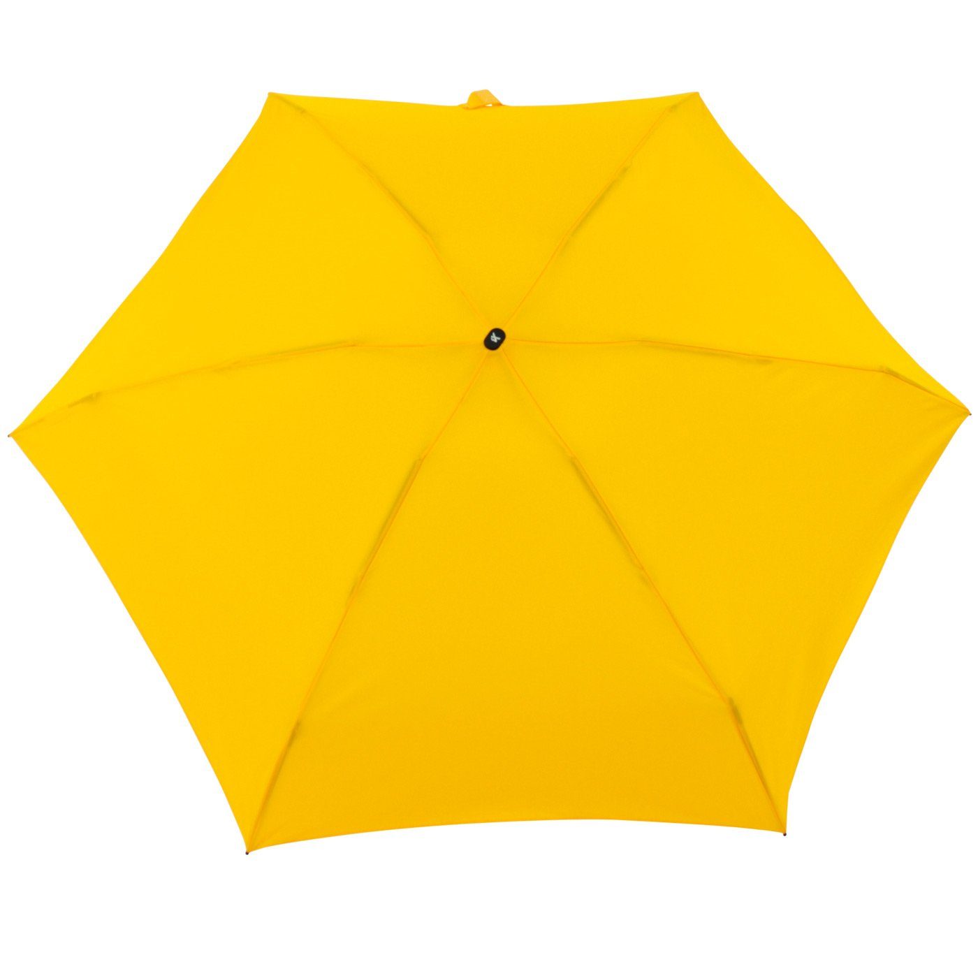 94cm 18 Taschenregenschirm cm gelb Super super-mini großem, Mini iX-brella Schirm mit kleiner