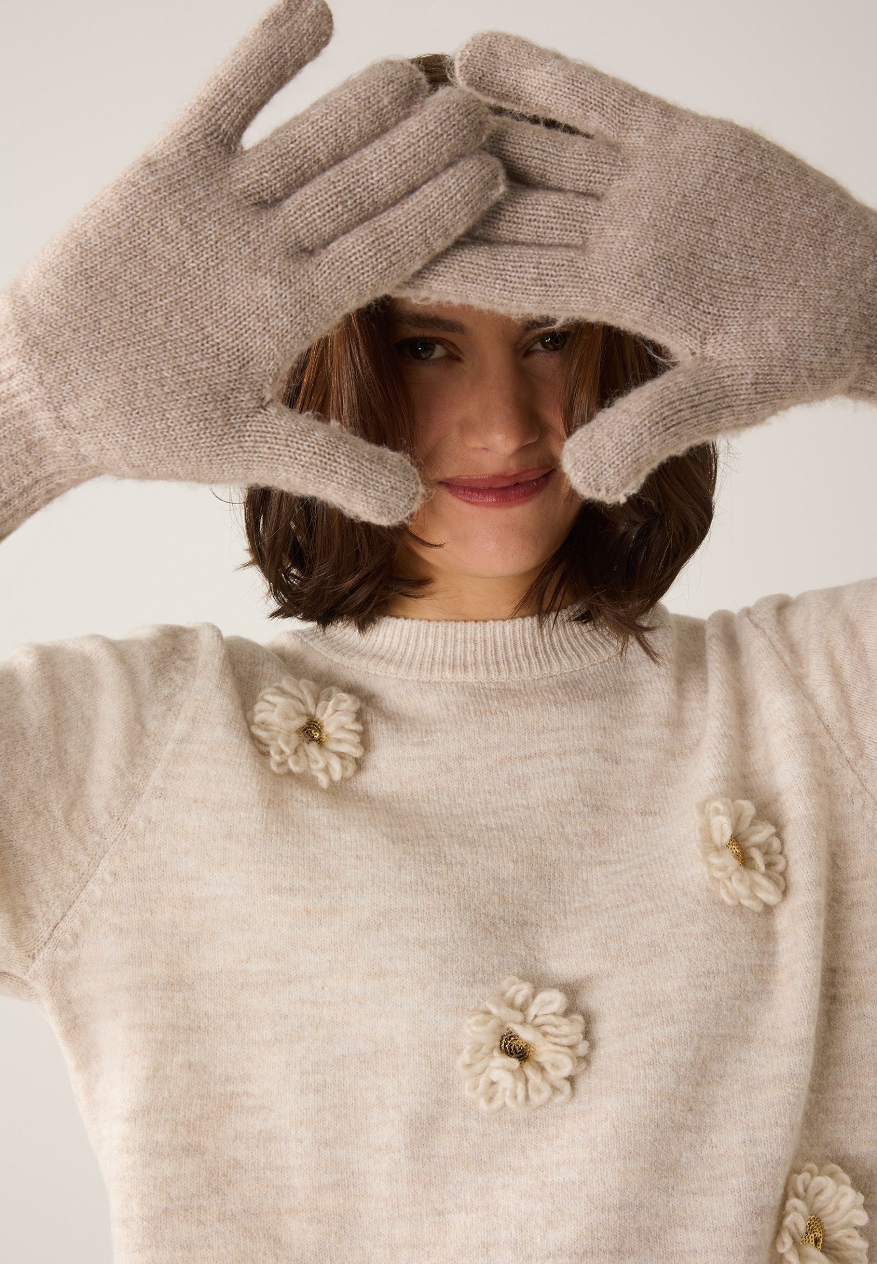 MORE&MORE Schal Knitted Gloves