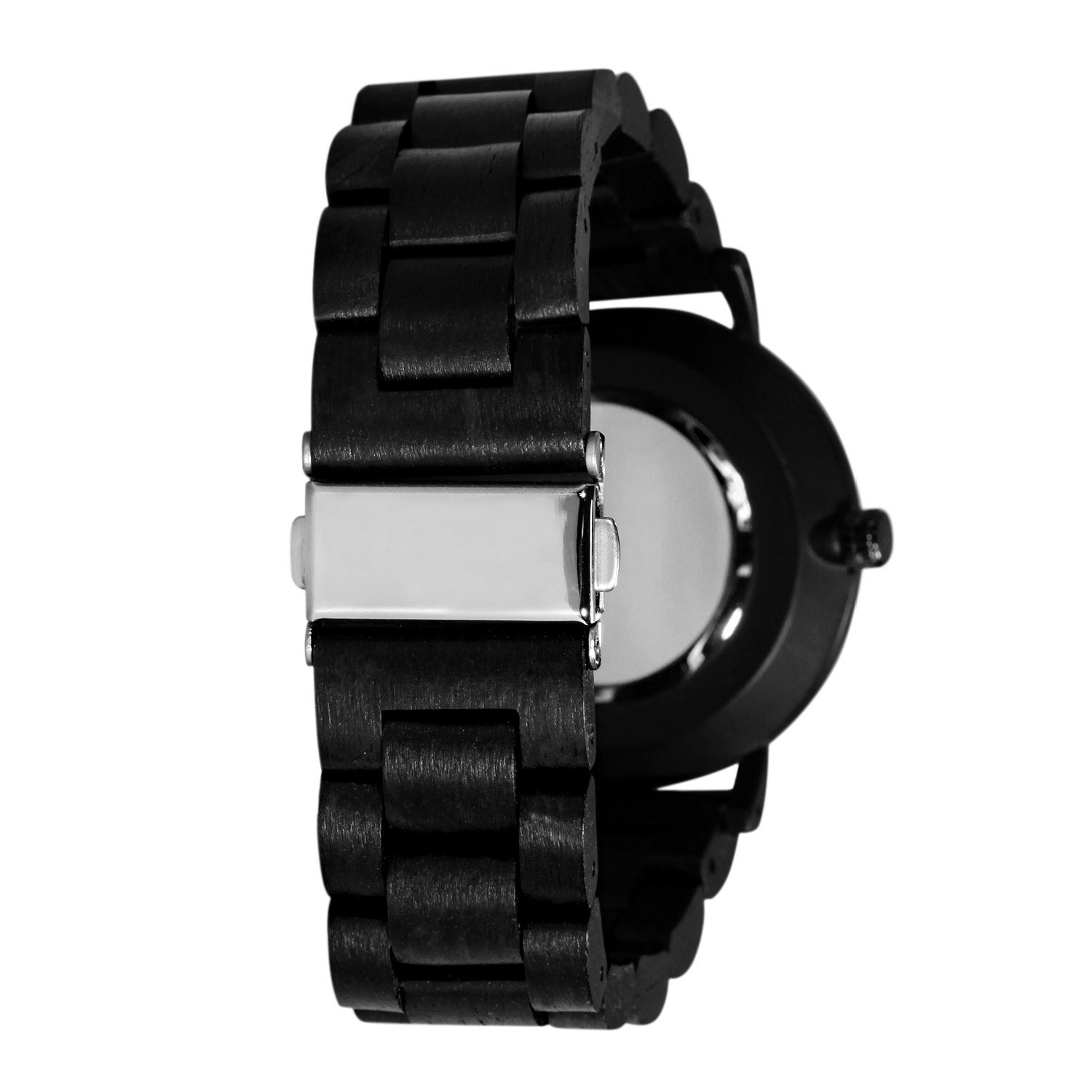 Edenhölzer Quarzuhr Holzuhr Mustigue