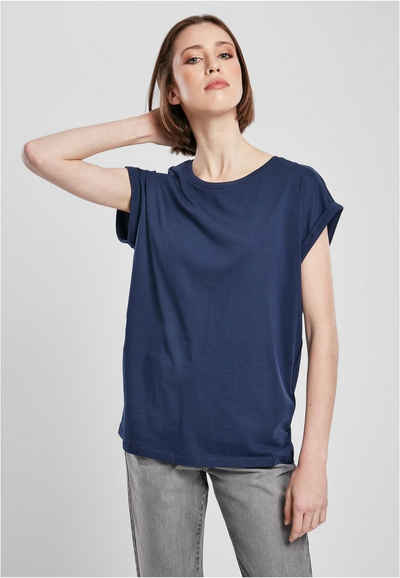 URBAN CLASSICS Kurzarmshirt »Urban Classics Damen Ladies Extended Shoulder Tee«