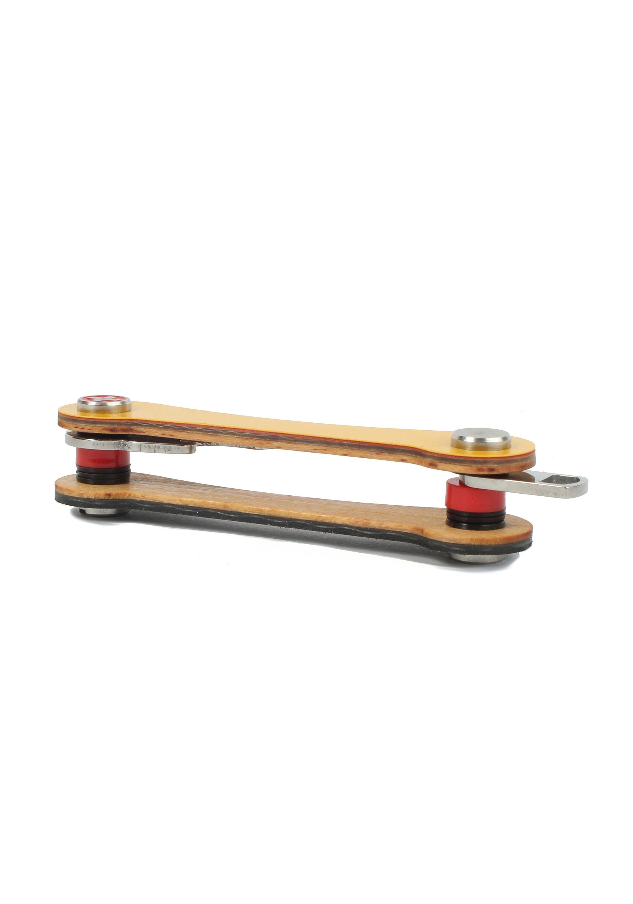 SWISS S1, orange Snowboard-Ski made Schlüsselanhänger keycabins