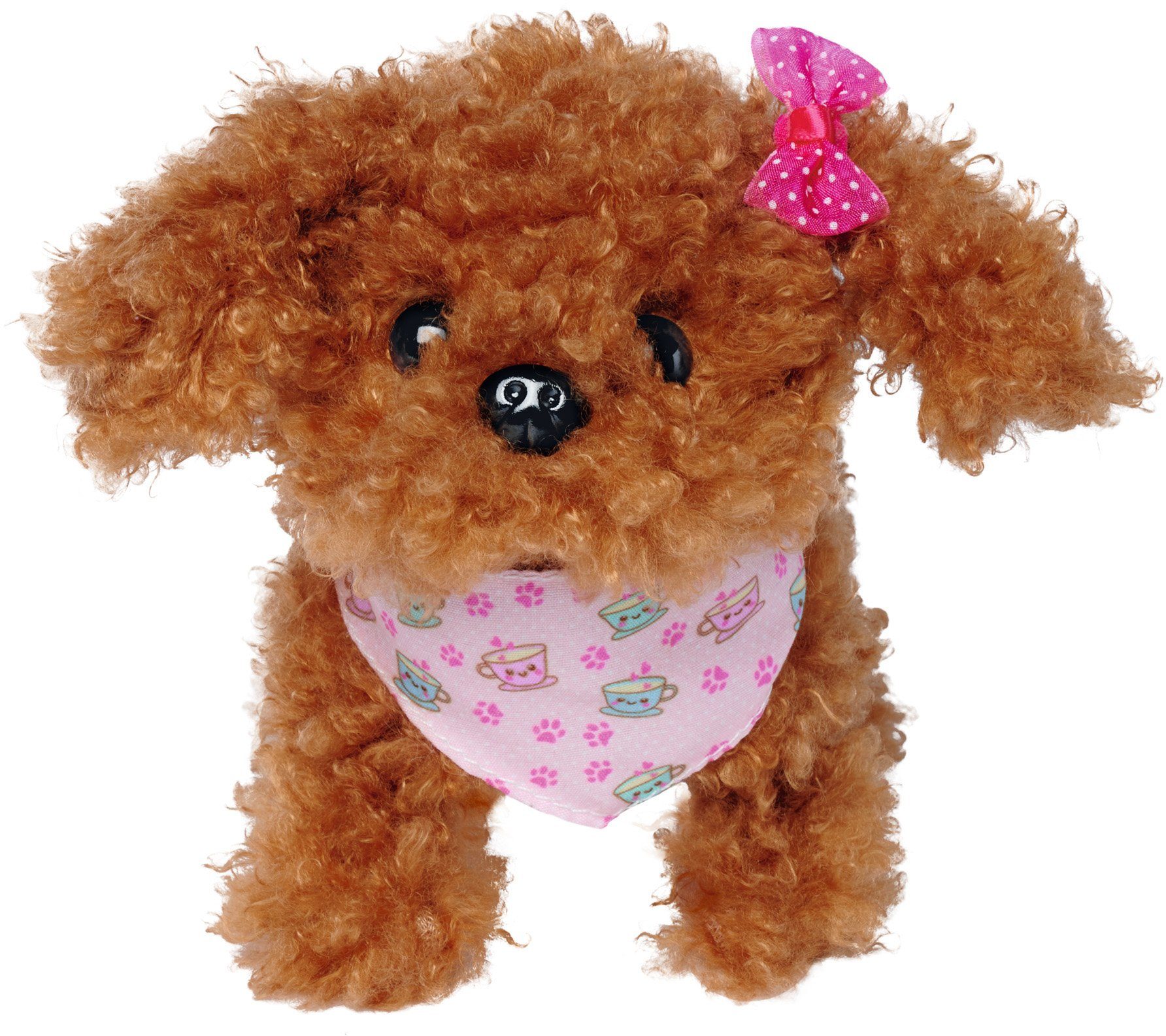 SIMBA Plüschfigur Chi Chi Love, Tea Cup Poodle Puppy, mit Soundeffekten