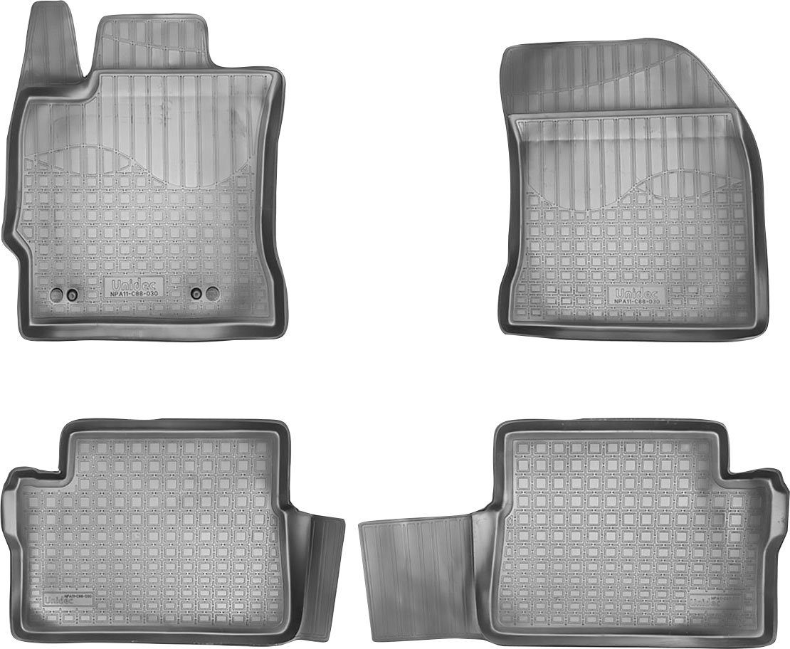 RECAMBO Passform-Fußmatten 2019, St), (4 perfekte Auris, Toyota für E18 CustomComforts Passform - 2012