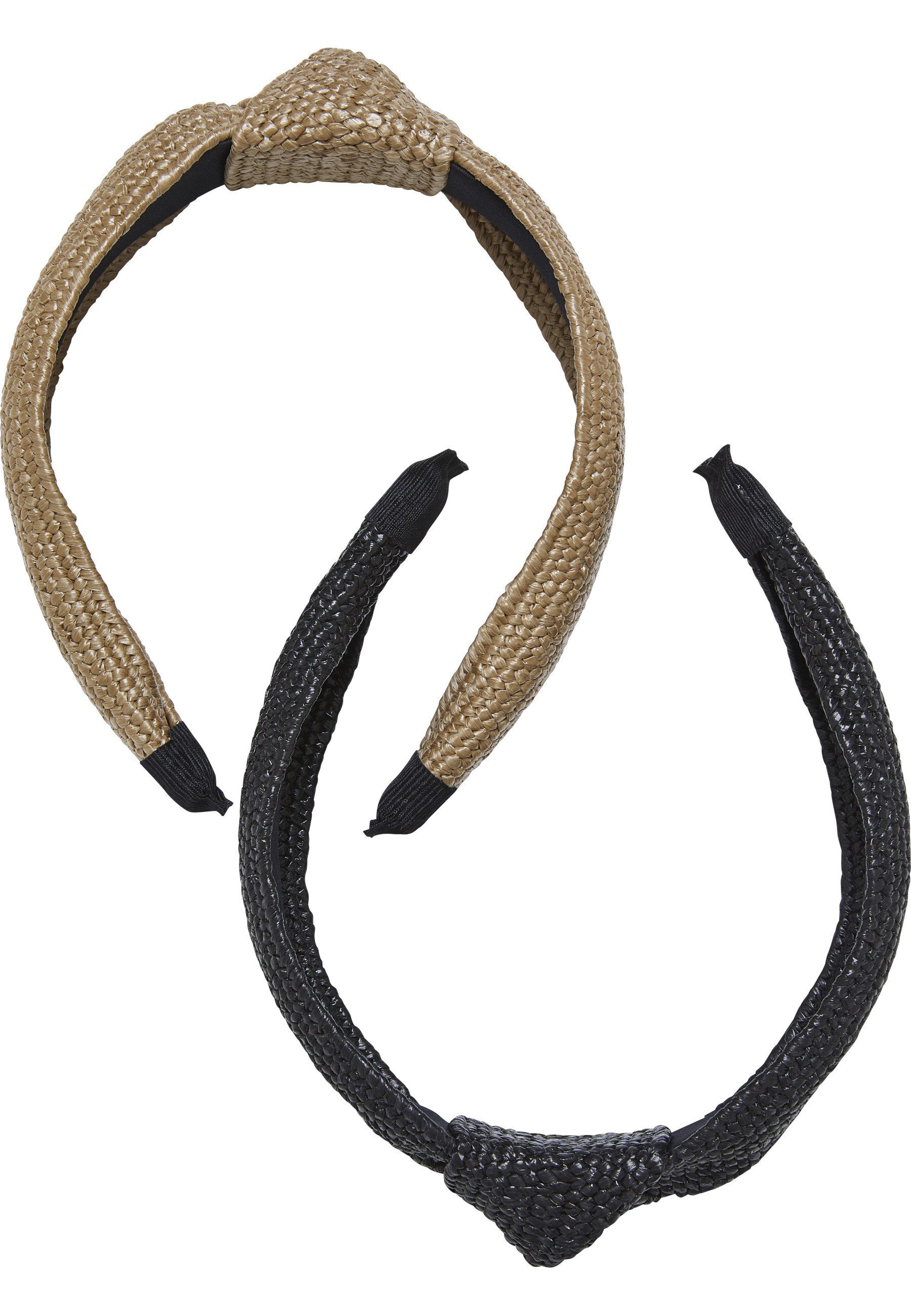 URBAN CLASSICS Loop Urban Classics Unisex Braid Bast Headband 2-Pack, (1-St)