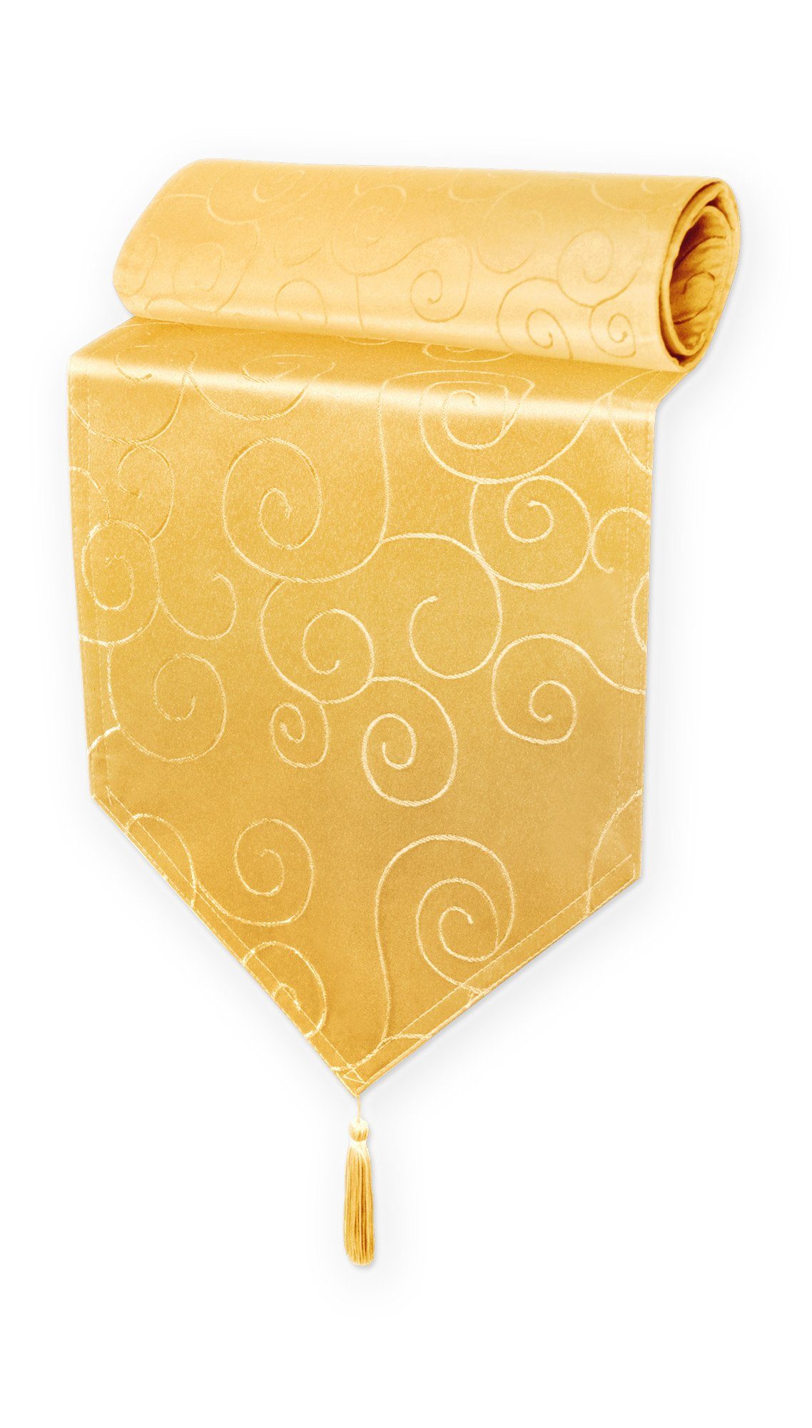 Haus und Deko Tischdecke Tischläufer Damast Ornamente klassisch Tischdecke günstig online kaufen