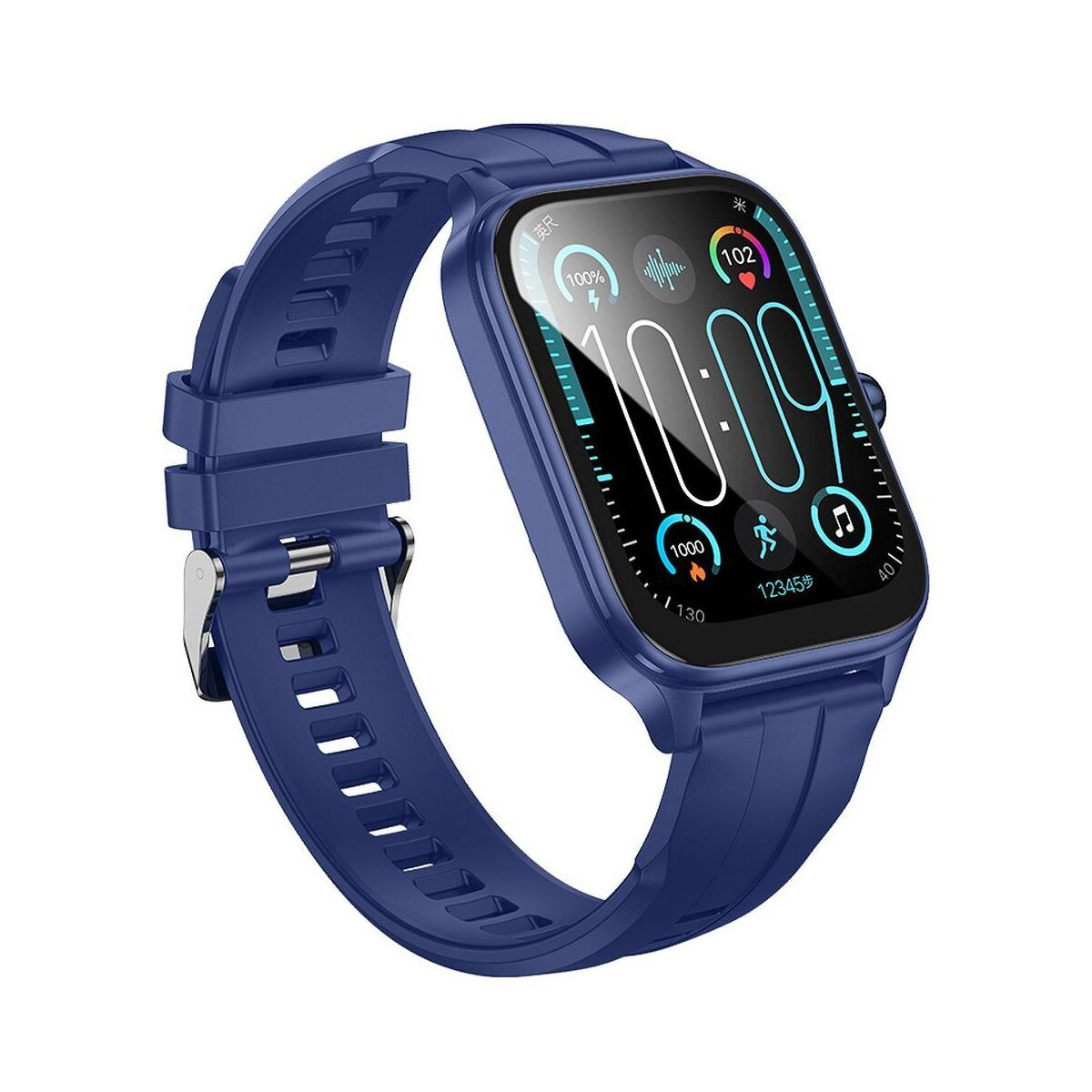 hoco. HOCO Smartwatch Y27 Bluetooth Uhr mit Anrufen Blau Smartwatch, 1-tlg.