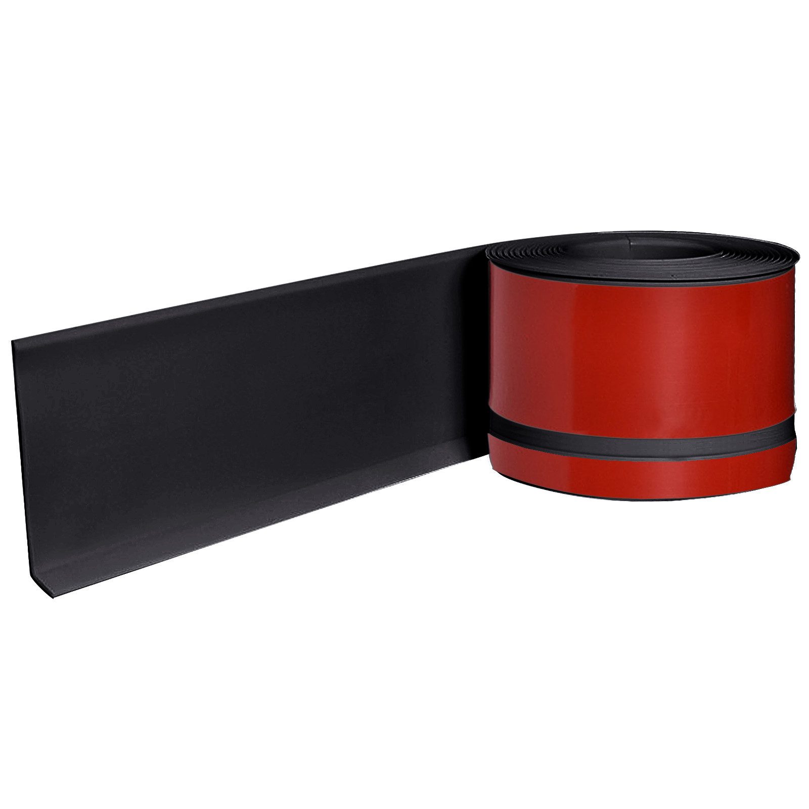 TWSOUL Sockelleiste 70mm x 10 M, PVC Weichsockelleiste selbstklebend Knickleiste, Wasserdicht, Küche und Badezimmer, Abschlussleiste
