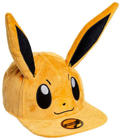 The Pokémon Company Kuscheltier Pokémon - Snapback Kappe - Evoli Plüsch (NEU & OVP)