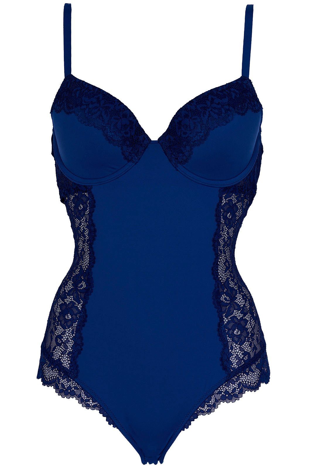 After Eden Body mit Dark seitlicher Blue B-D, Spitze Cup