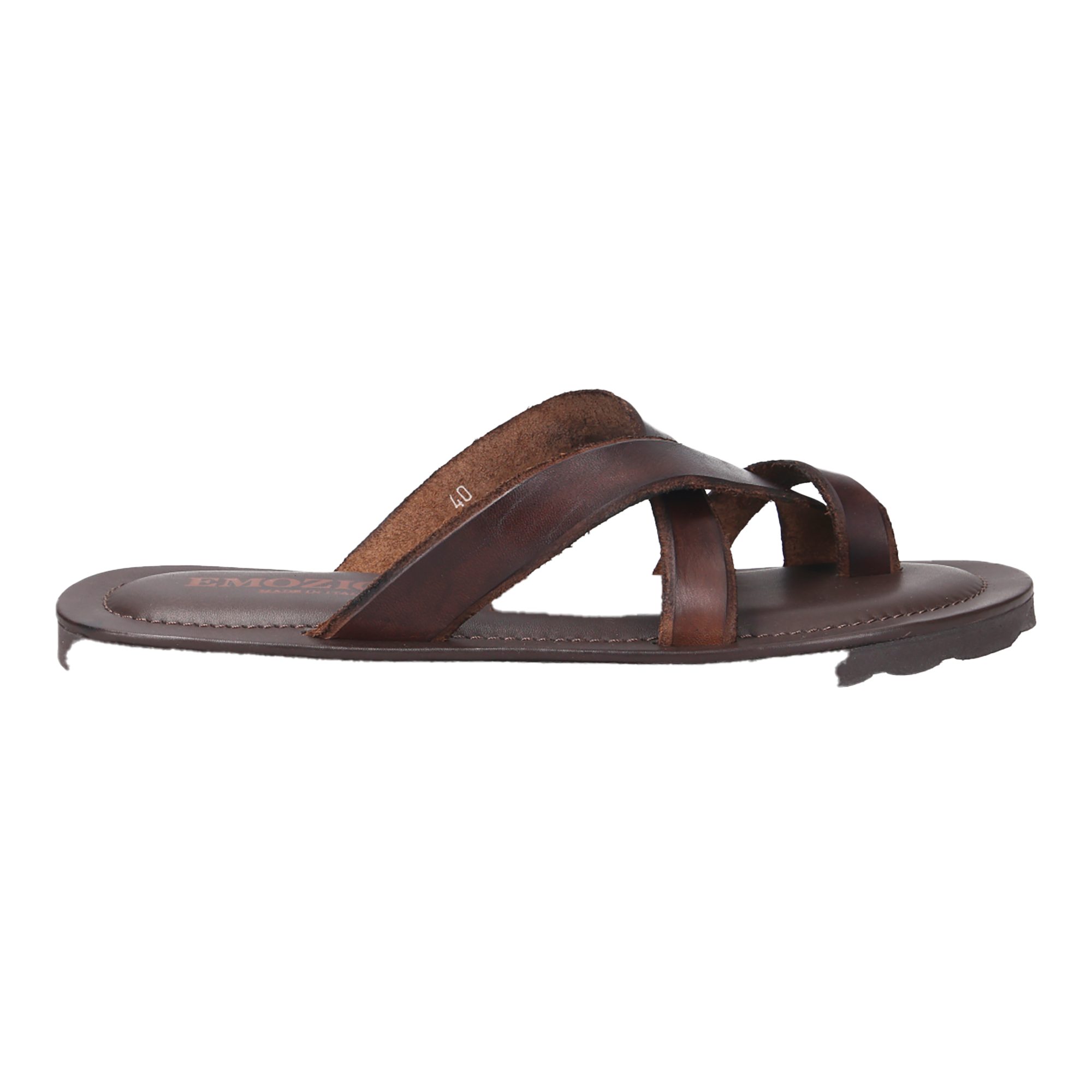 Emozioni Emozioni M5003 T.MORO 412, Sandaletten, Braun, dunkel, Herren Sandalette