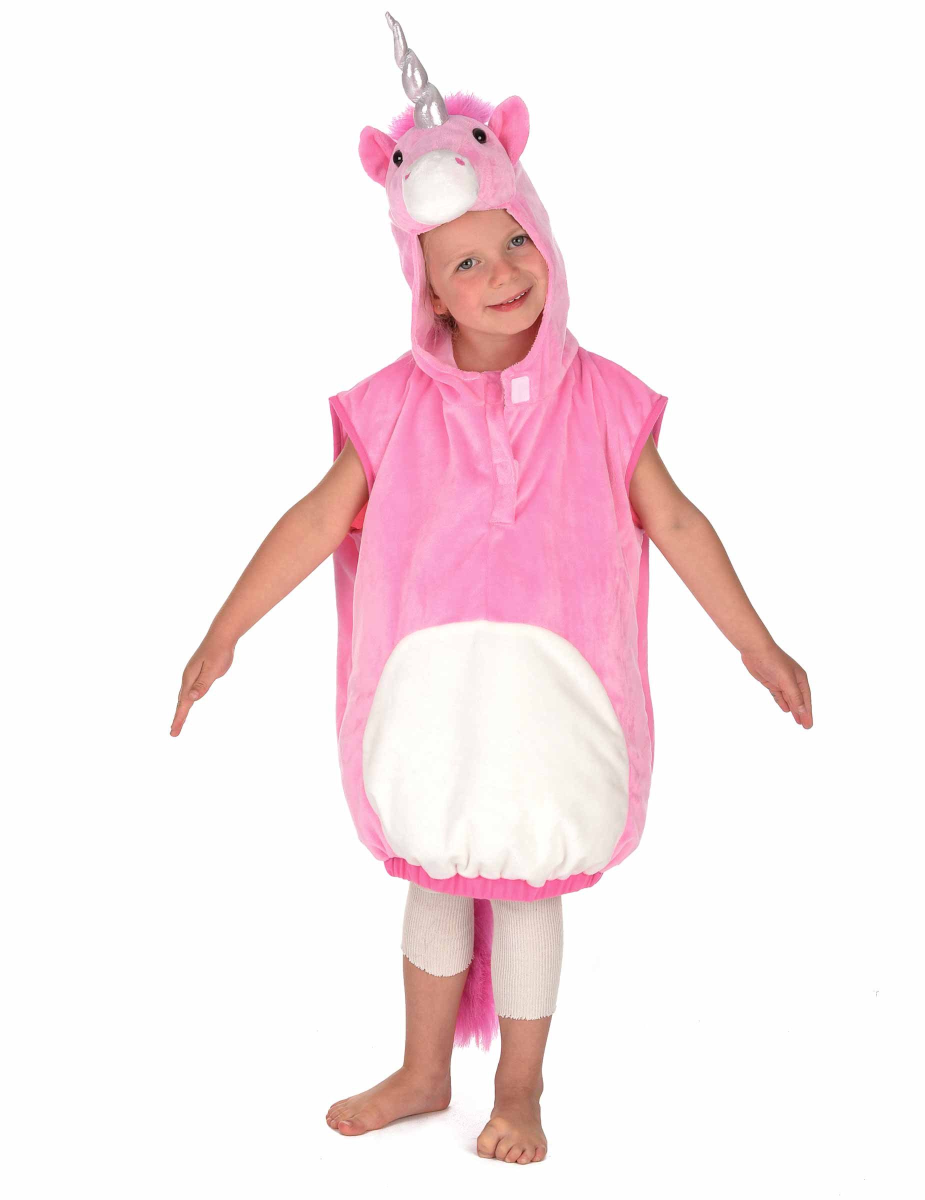 JADEO Kostüm Niedliches Einhorn Kinderkostüm rosa-weiss