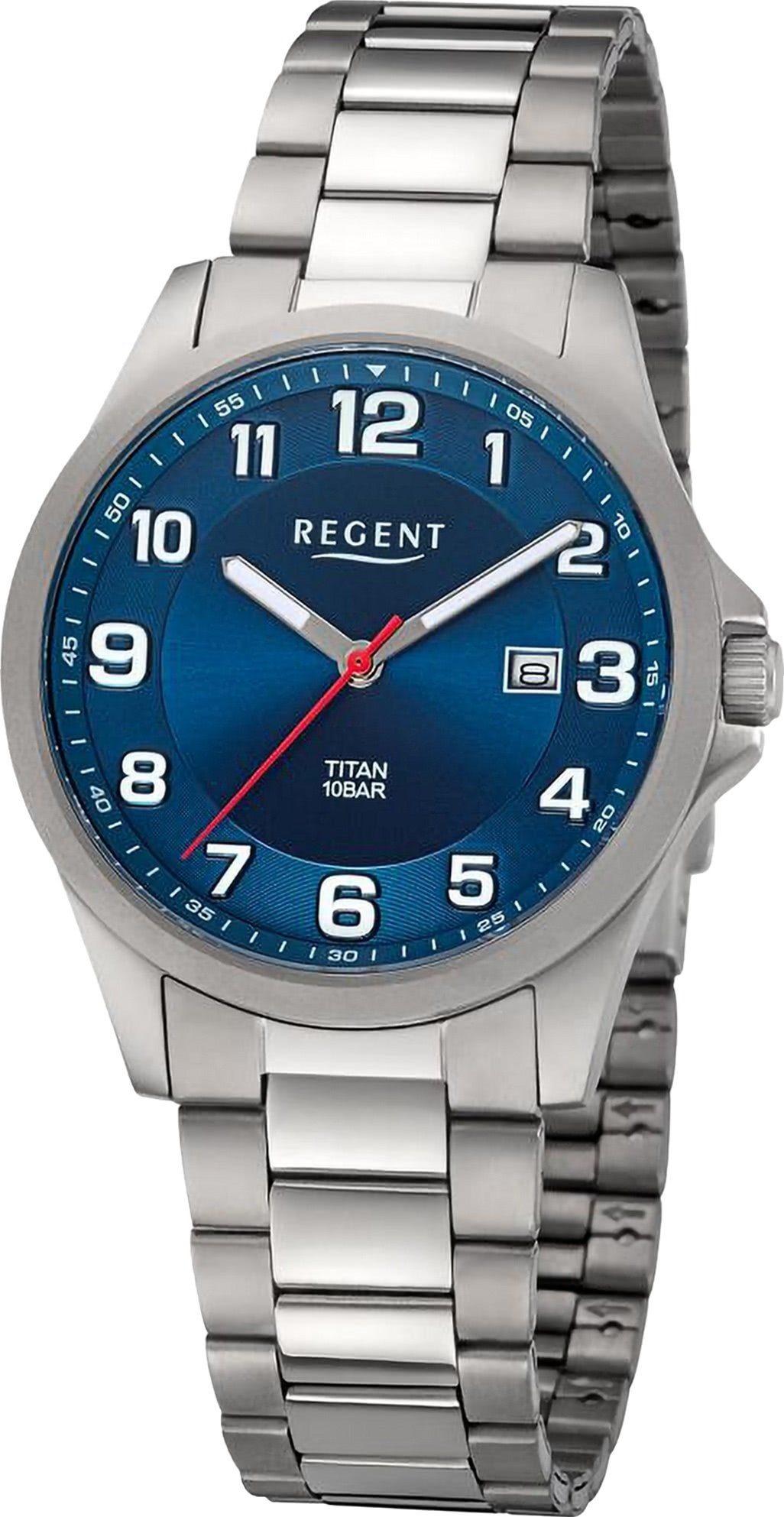 Quarzuhr Regent Herren Armbanduhr Analog