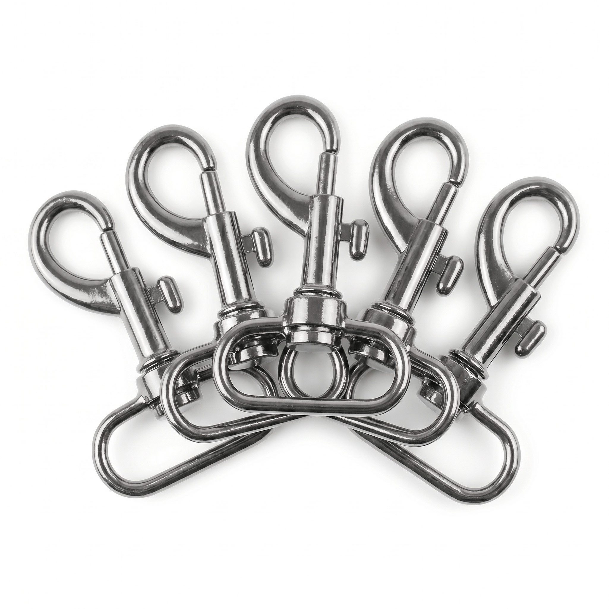 maDDma Karabiner 5 Bolzen-Karabiner Karabinerhaken Größen Farbwahl Gurtband Hundeleinen, (Paket, 5 St)