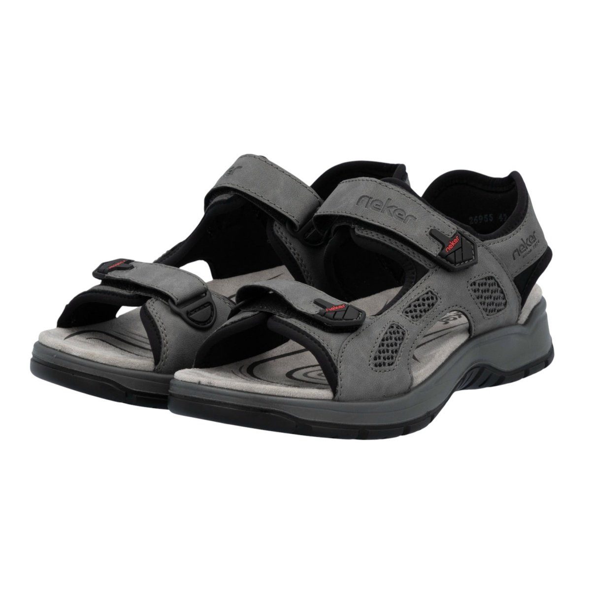 Rieker Trekkingsandale 26955 grau Herren Sandale günstig online kaufen