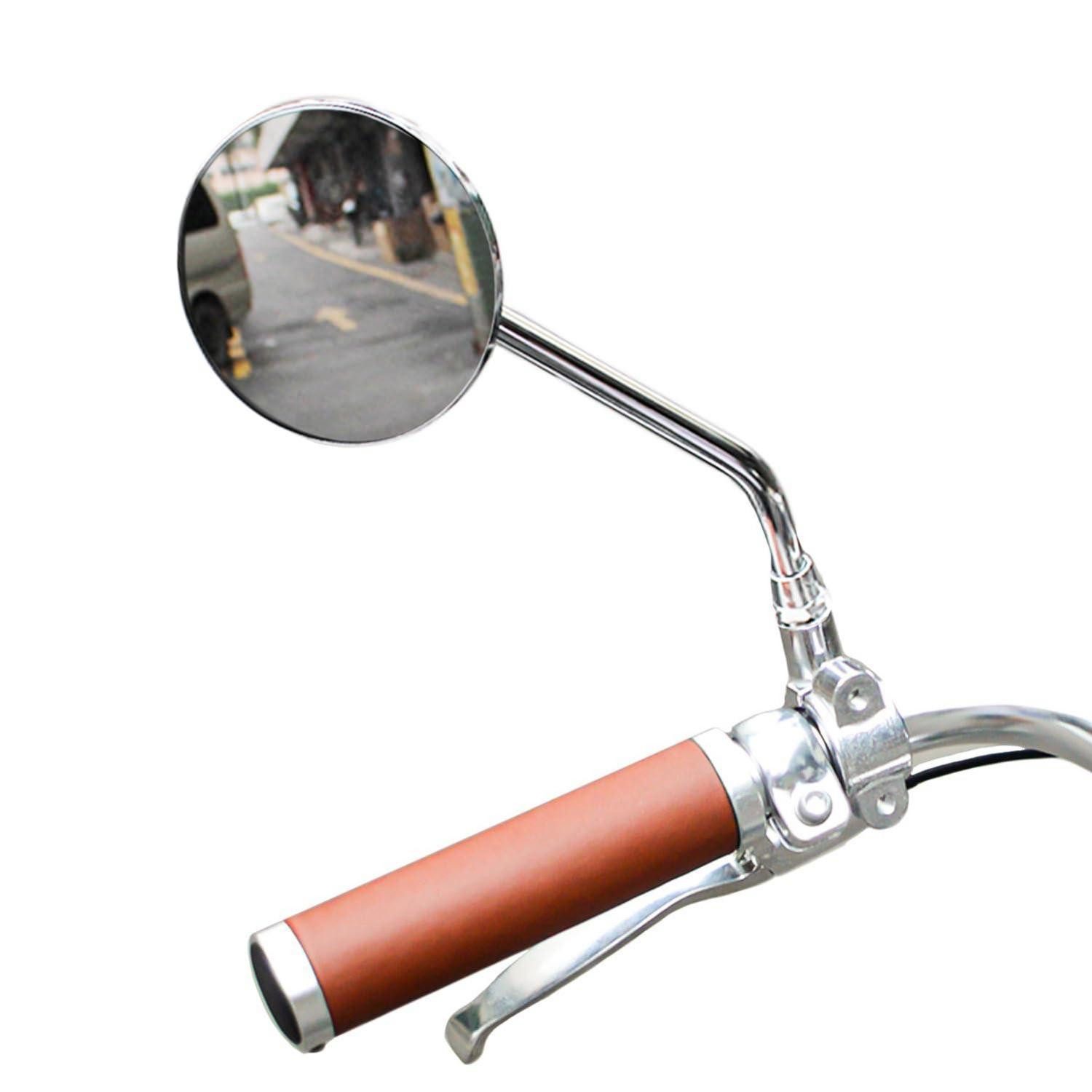 LuxusKollektion Fahrradspiegel Fahrradspiegel Paar Lenker 22,2 mm Metall verzinkt klassisch (2-St)