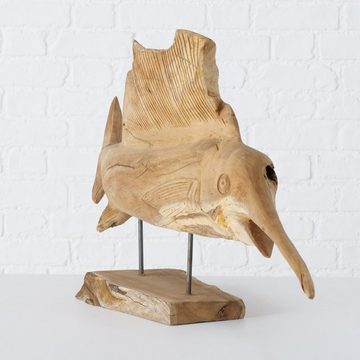 BOLTZE Tierfigur "Marlin" aus Holz in braun, Figur