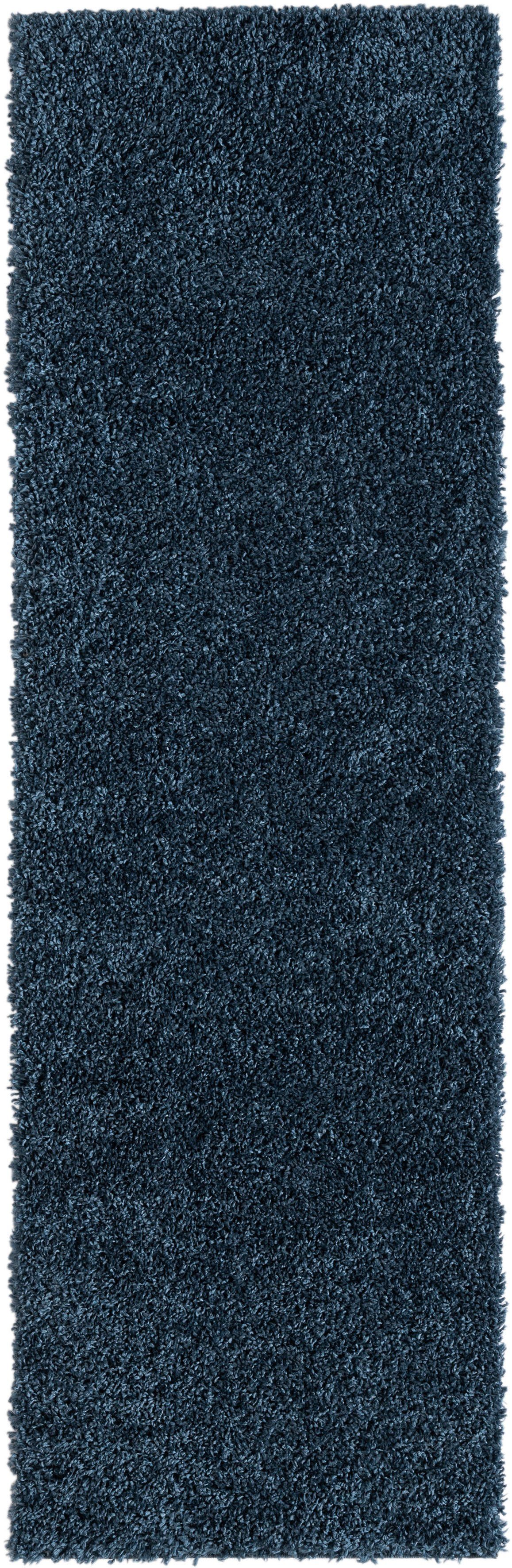 Myflair Möbel & Accessoires Hochflor-Läufer My Shaggy, rechteckig, Höhe: 37 mm, Shaggy, Uni Farben, leicht glänzend, Microfaser, extra flauschig