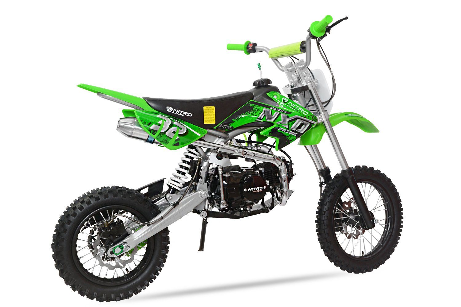 14/12" midi Nitro Crossbike 125cc Kinder NXD Motors Blau Gang 4 Pitbike, Dirtbike Dirt-Bike