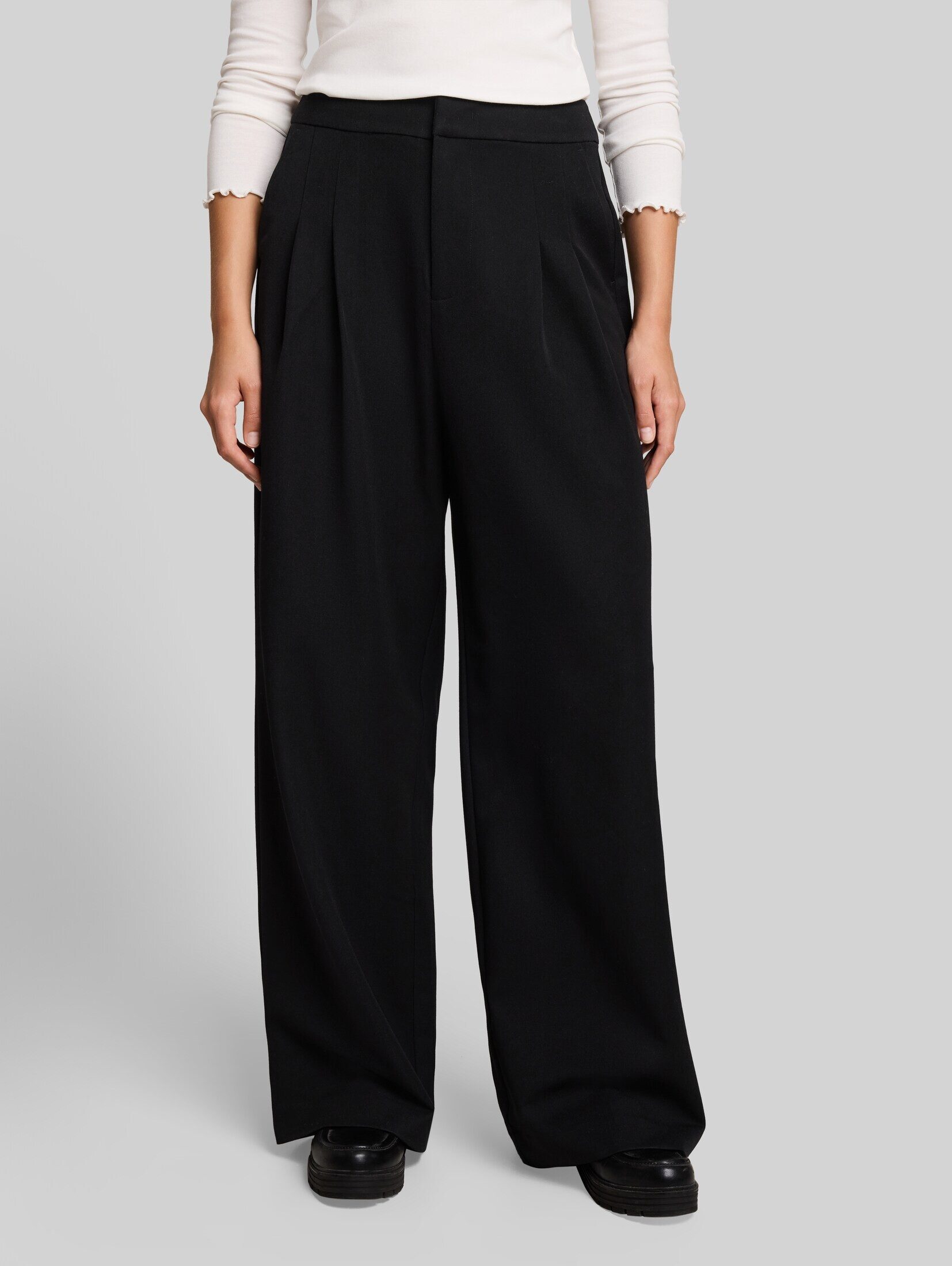 TOM TAILOR Denim Stoffhose Hosen & Chino Wide Leg Hose