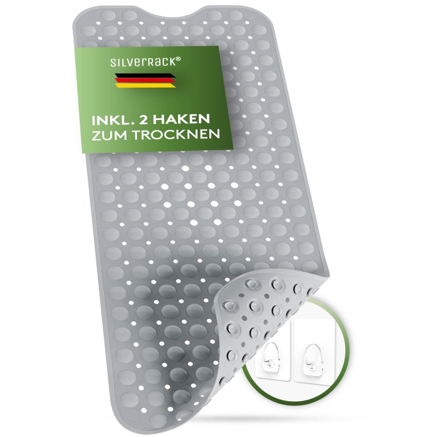 SilverRack Duschmatte Badewannenmatte 100x40 cm - günstig online kaufen