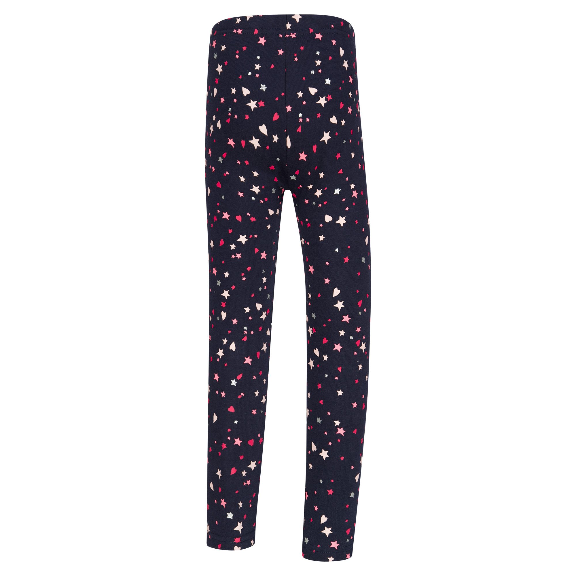 happy girls Sweatleggings im tollen Sternen-Herzen-Alloverprint