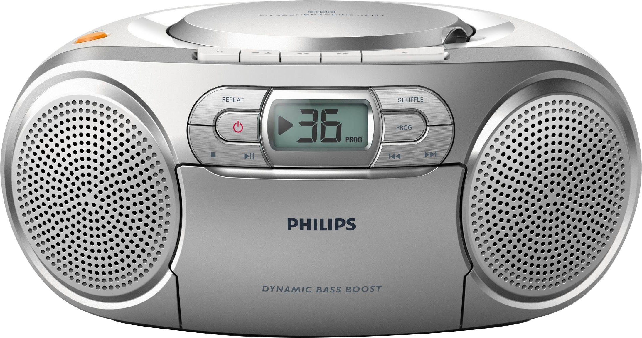 Philips AZ127 Radio (FM-Tuner, 2 W)