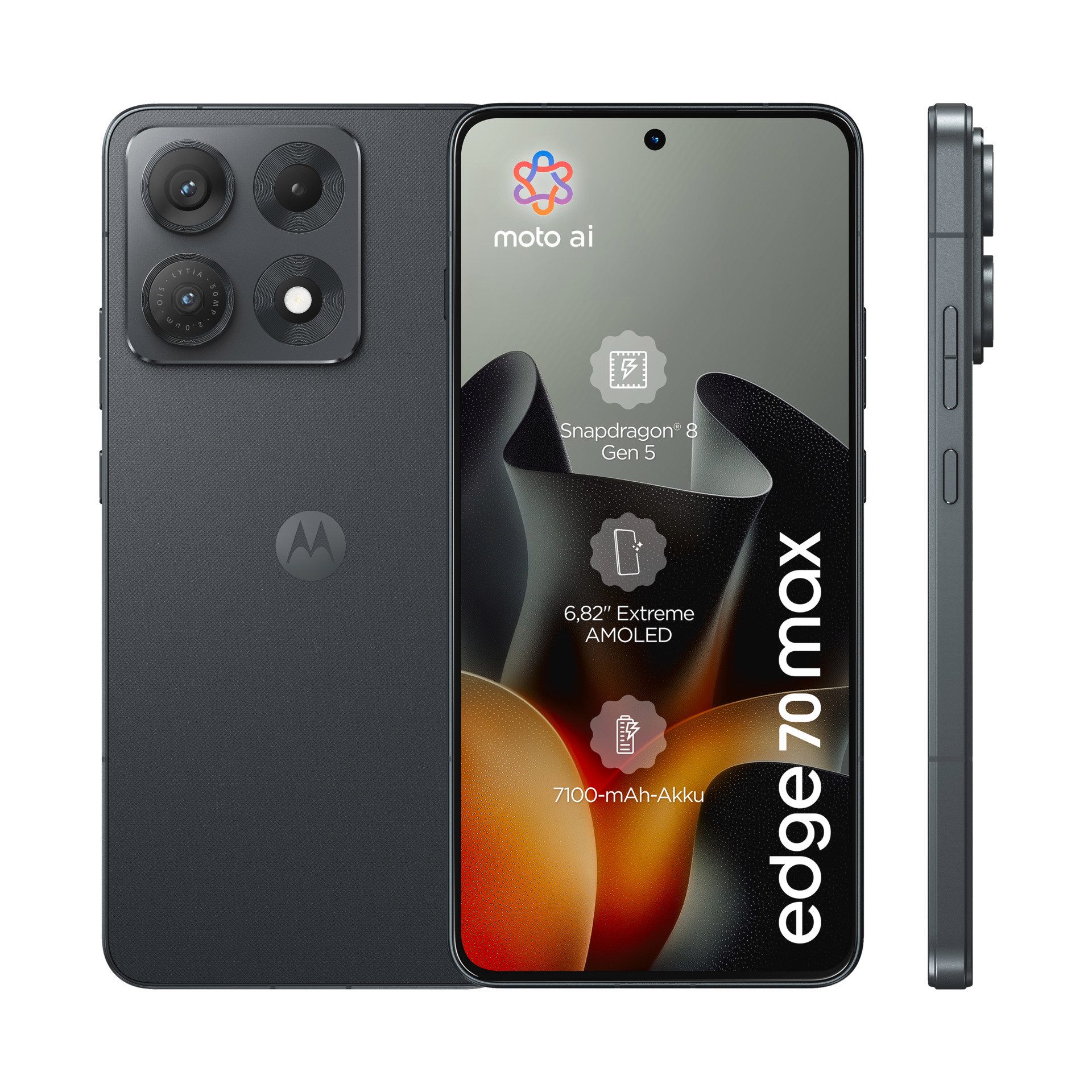Motorola Edge 70 Max Smartphone (17,37 cm/6,82 Zoll, 256 GB Speicherplatz, 50 MP Kamera)