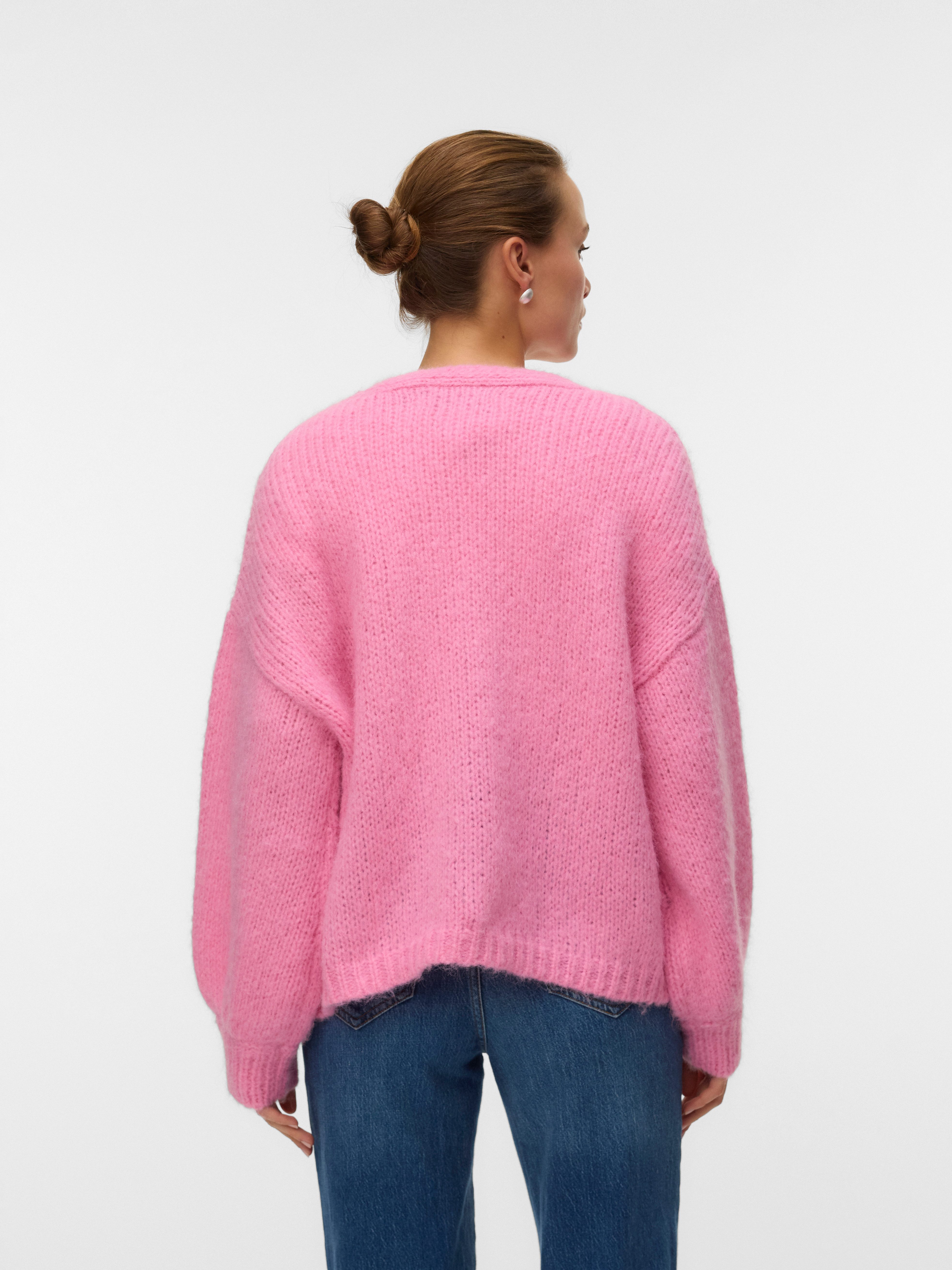 Vero Moda Strickjacke VMMAYBE LS OPEN CARDIGAN GA REP günstig online kaufen