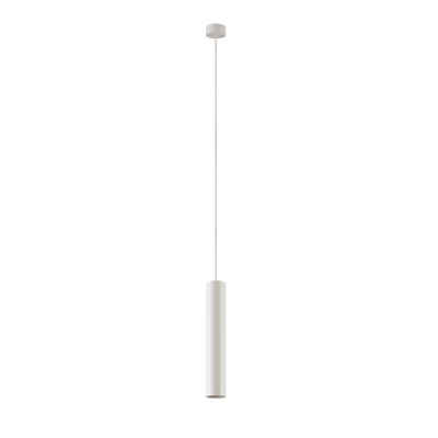 Arcchio Hängeleuchte Ejona, dimmbar, Leuchtmittel nicht inklusive, Modern, Aluminium, weiß, 1 flammig, GU10, Deckenlampe, Esstischlampe