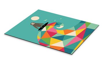 Posterlounge Alu-Dibond-Druck Andy Westface, Surf Up, Kinderzimmer Illustration