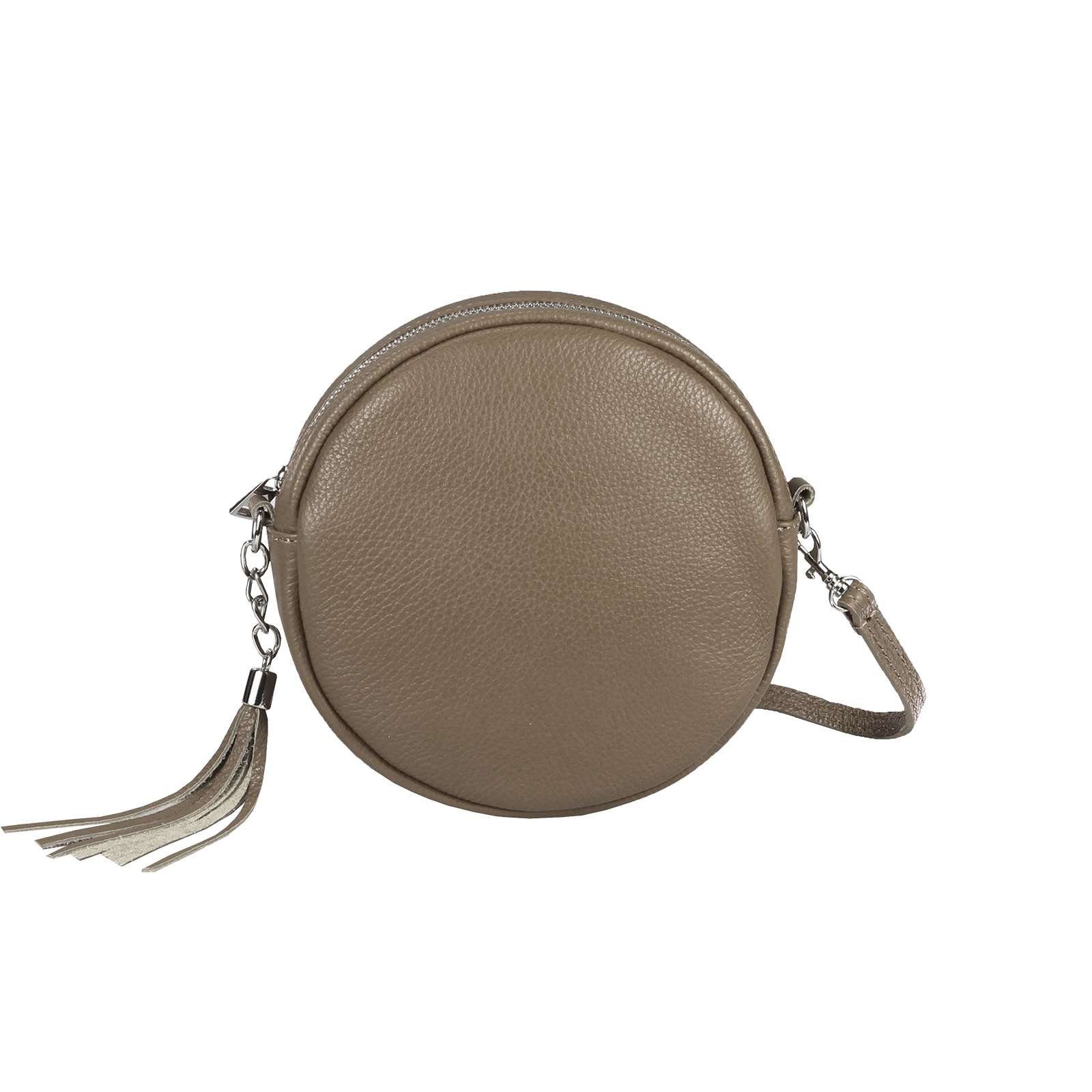 ITALYSHOP24 Schultertasche Runde Made in Italy günstig online kaufen