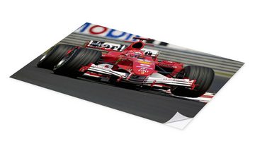Posterlounge Wandfolie Motorsport Images, Michael Schumacher, Ferrari F2005, F1 Ungarn 2005, Wohnzimmer Fotografie