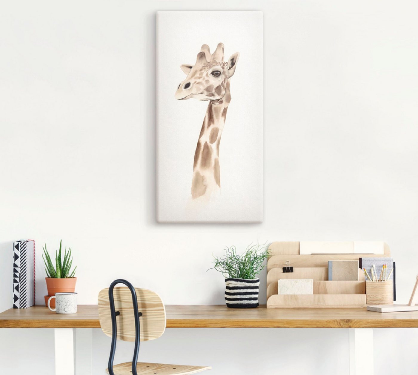 Artland Wandbild »Safari Porträt III«, Wildtiere (1 Stück), in vielen Größen & Produktarten - Alubild / Outdoorbild für den Außenbereich, Leinwandbild, Poster, Wandaufkleber / Wandtattoo auch für Badezimmer geeignet-HomeTrends