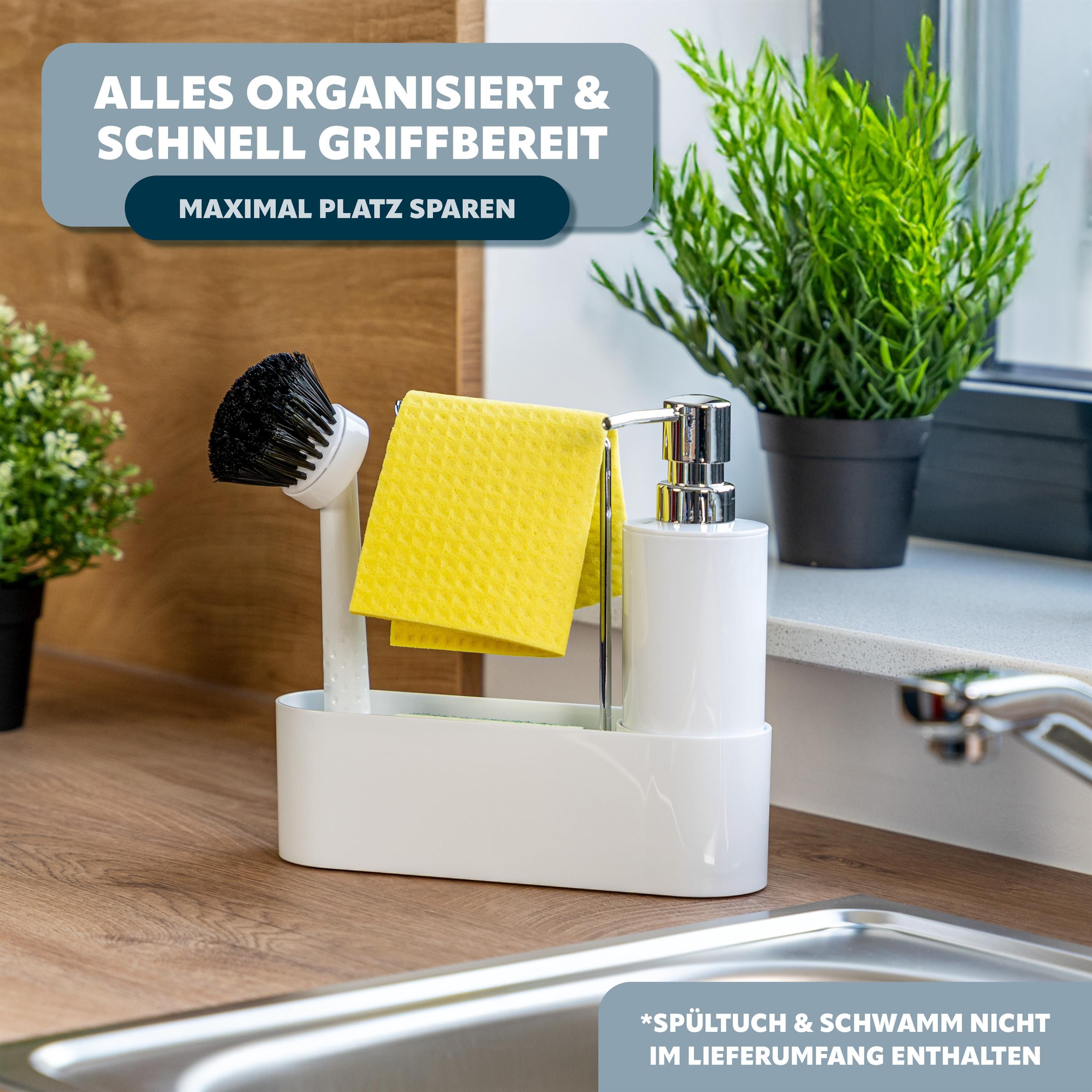bremermann Seifenspender Spülbecken Organizer, Seifenspender, Spülbürste, w günstig online kaufen