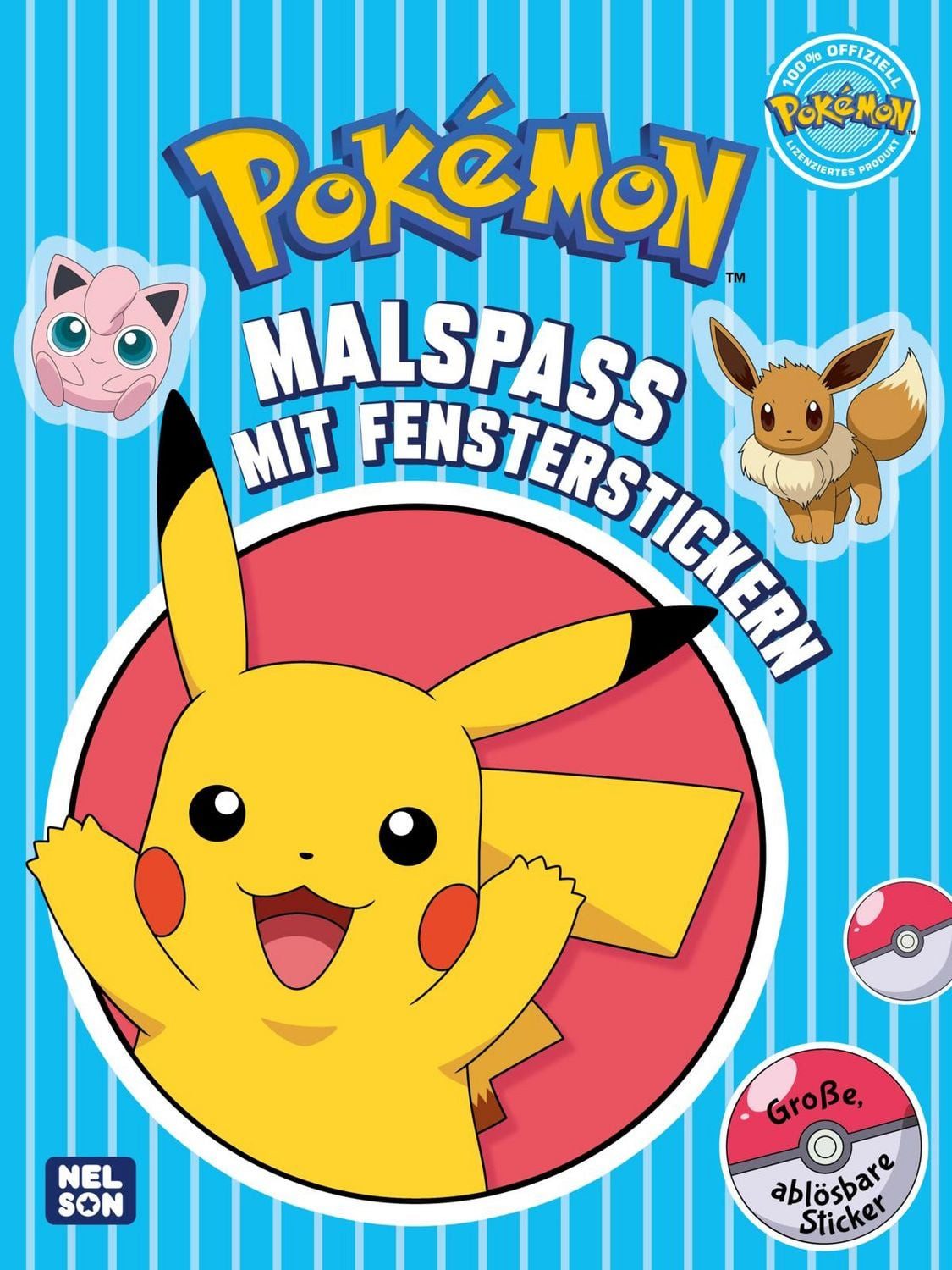Pokémon Activity-Buch: Malspaß mit Fensterstickern / diverse
