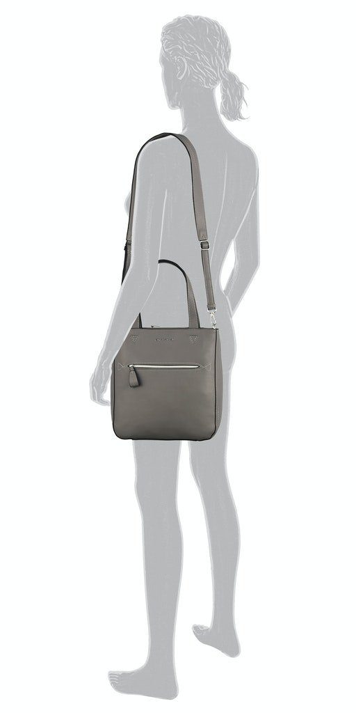 L, TAILOR bag Zip TOM mid Umhängetasche SNKARINE, grey tote