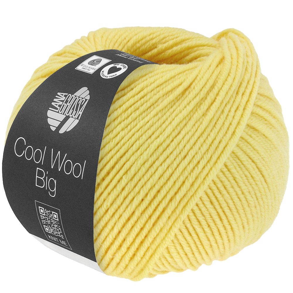 LANA GROSSA COOL WOOL BIG Häkelwolle, 120 m (Klassiker aus purer, extrafeiner Merinowolle), 50 g