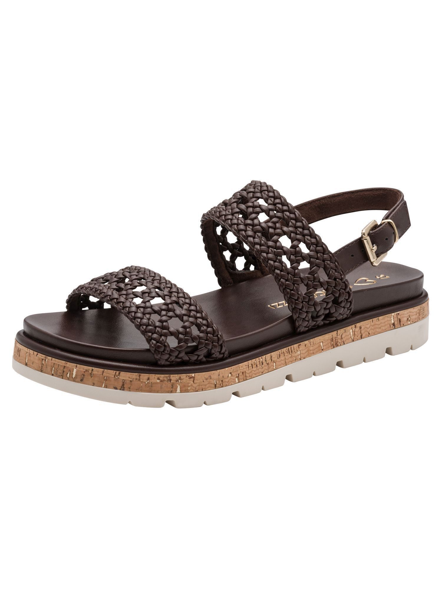 marco tozzi FEEL, MT Soft Lining, Footbed mit Schließe Sandale FEEL