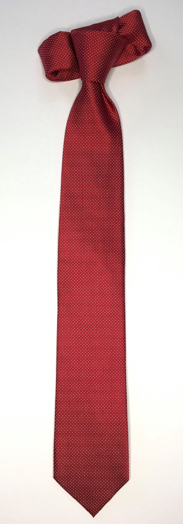 Seidenfalter Krawatte im Krawatte Rot Krawatte Picoté edlen Picoté 6cm Seidenfalter Seidenfalter Design