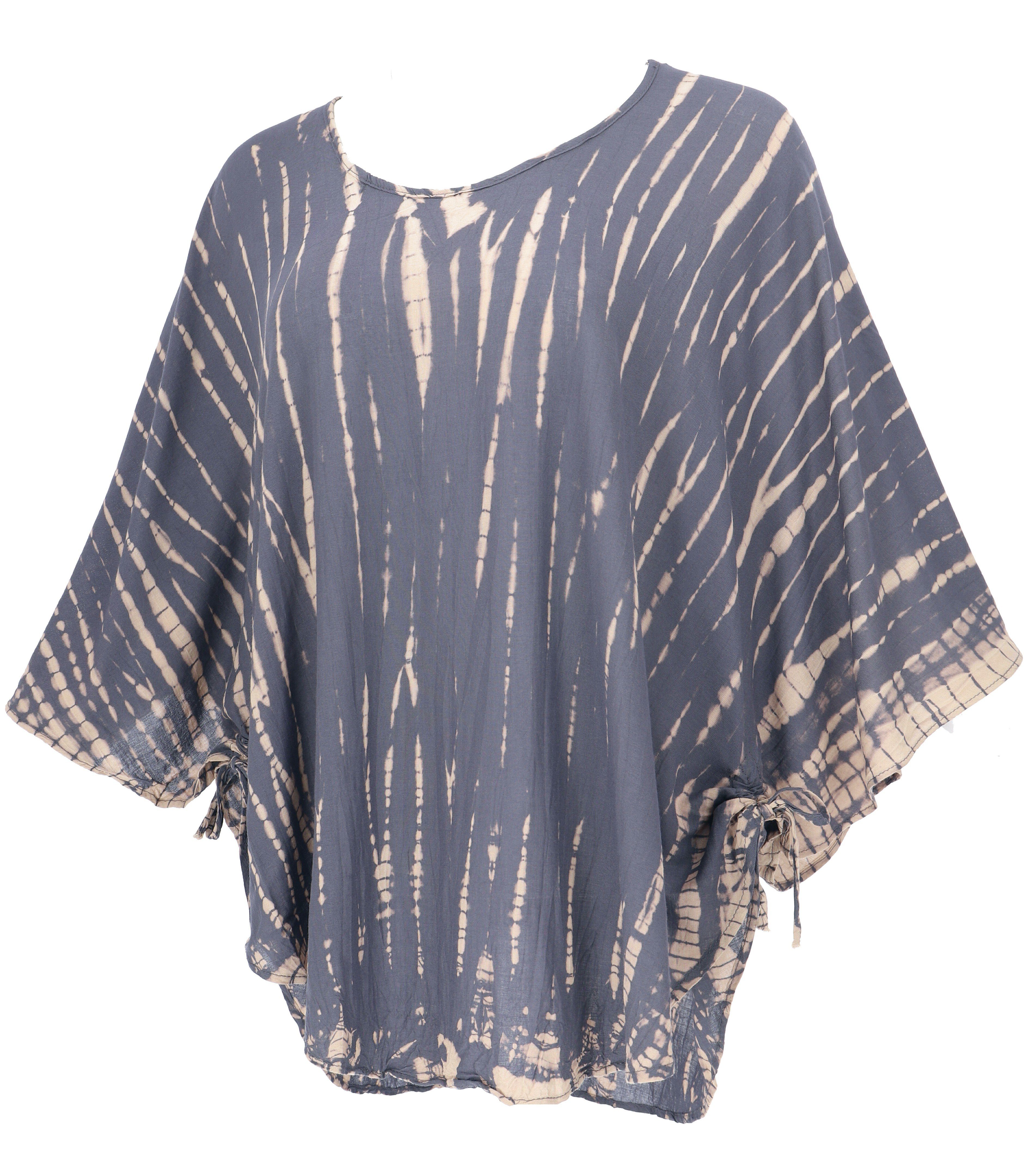 Guru-Shop Longbluse Plus Size Batik Kaftanbluse, günstig online kaufen