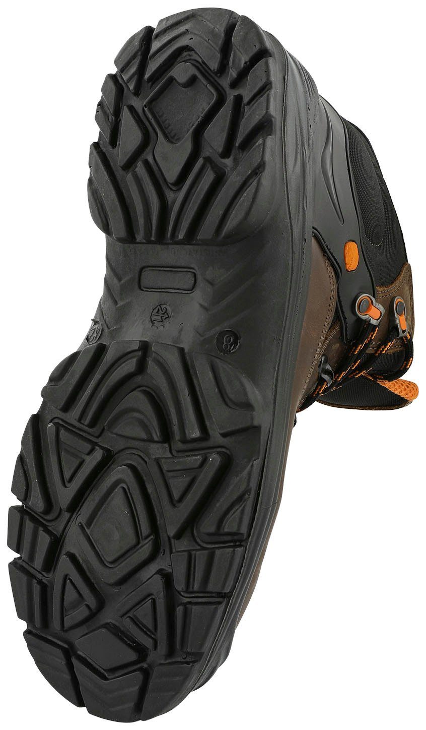 Herock Magnus High Klasse Leder, Schuhe nicht-metallisch, S3 S3 Sicherheitsschuh durchtrittsicher, weit, Compo Echtes