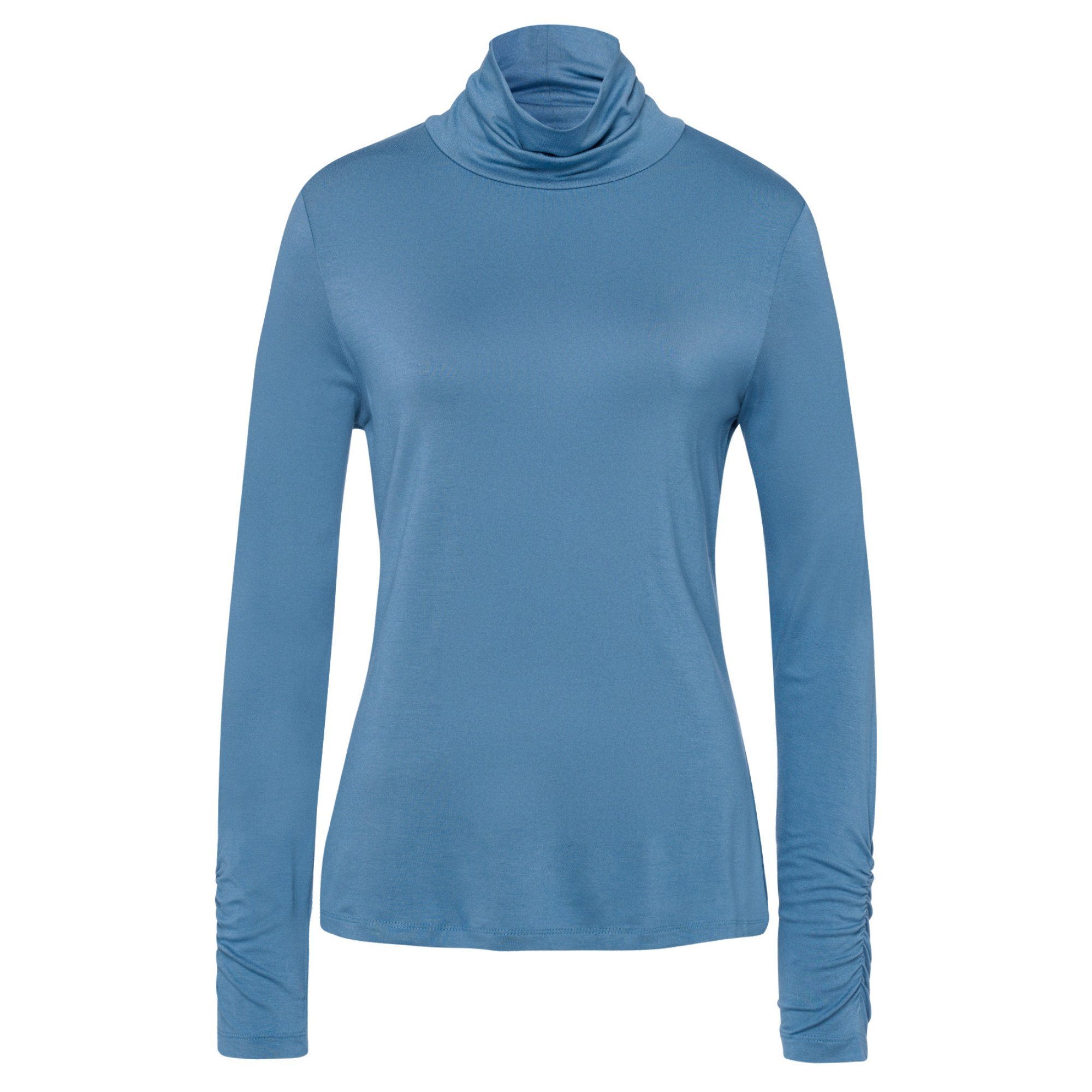 MORE&MORE Rollkragenpullover Shirtrolli beige