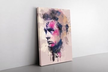 Sinus Art Leinwandbild James Dean Porträt Abstrakt Kunst Filmlegende Kult Rebell 60x90cm Leinwandbild