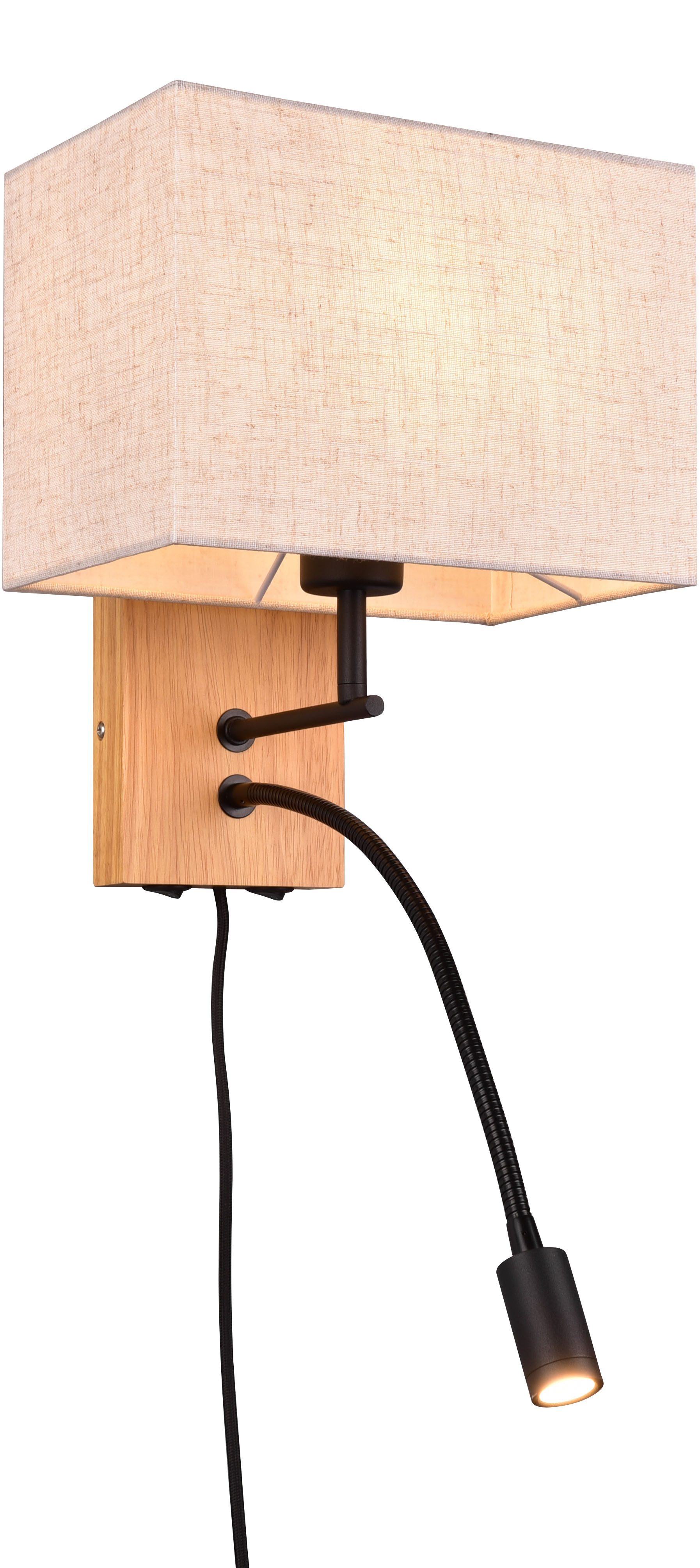 TRIO Leuchten LED Wandleuchte NILAM, Wandlampe exkl 1xE27 max 28W mit LED L günstig online kaufen