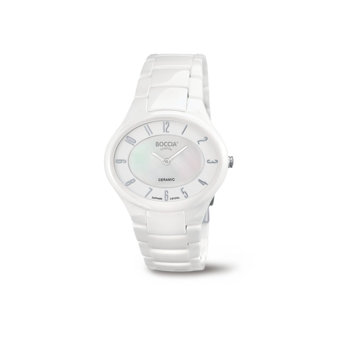 Boccia Quarzuhr Boccia Damenarmbanduhr 3216-01 Keramik günstig online kaufen