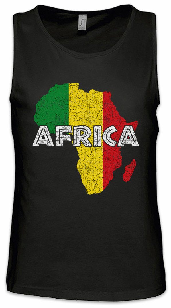 Tanktop Reggae Africa Ärmelloses T-Shirt Zion Music Jah Babylon Musik